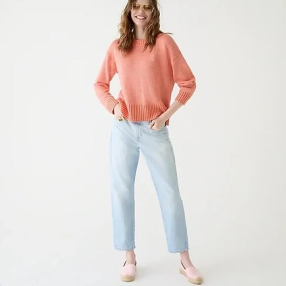 J Crew- Slouchy boyfriend jean in Waterside wash - Picture 1 of 5